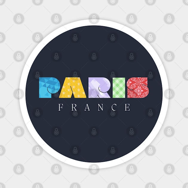 Paris France Magnet by Etopix